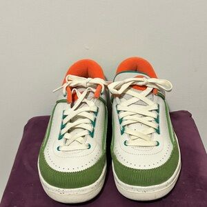 Nike Women Air Jordan 2 Retro Low Titan Sail Orange